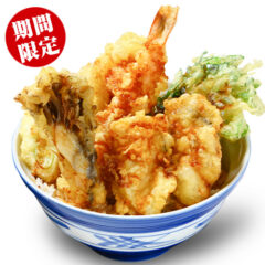 牡蠣・海老天丼　1190円