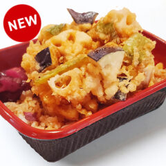【持】野菜かき揚げ天丼　590円