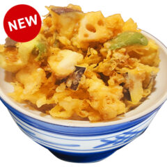 野菜かき揚げ天丼　600円